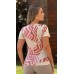034450 - Blusa Manga Curta Estampa Geométrica